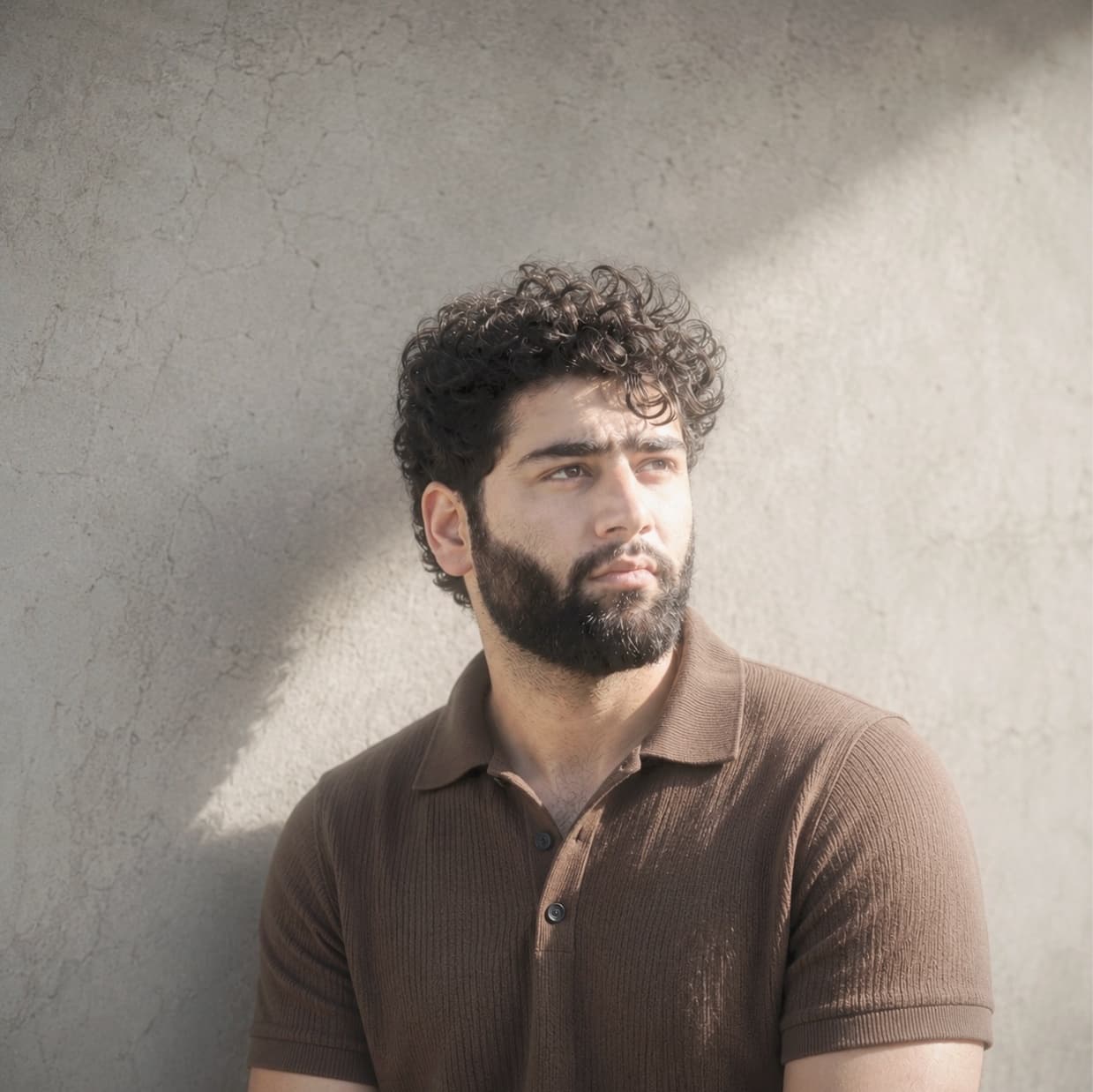 Farhat Iqbal in natural light in Kashmir